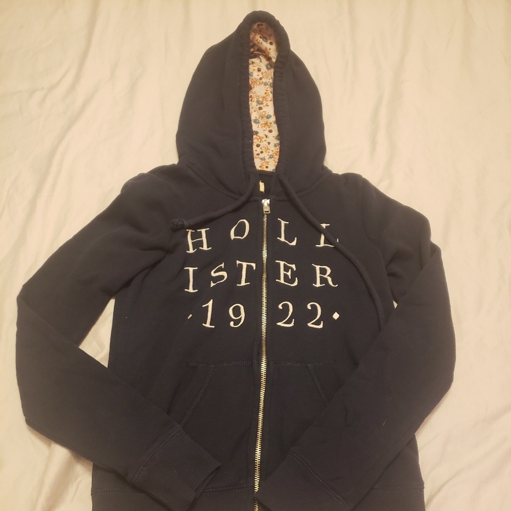 Hollister zip up jacket